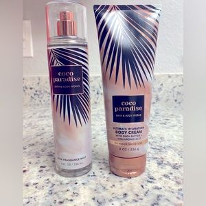 Bath & Body Works- Brand New (Never Used) Set of “Coco Paradise”!!!